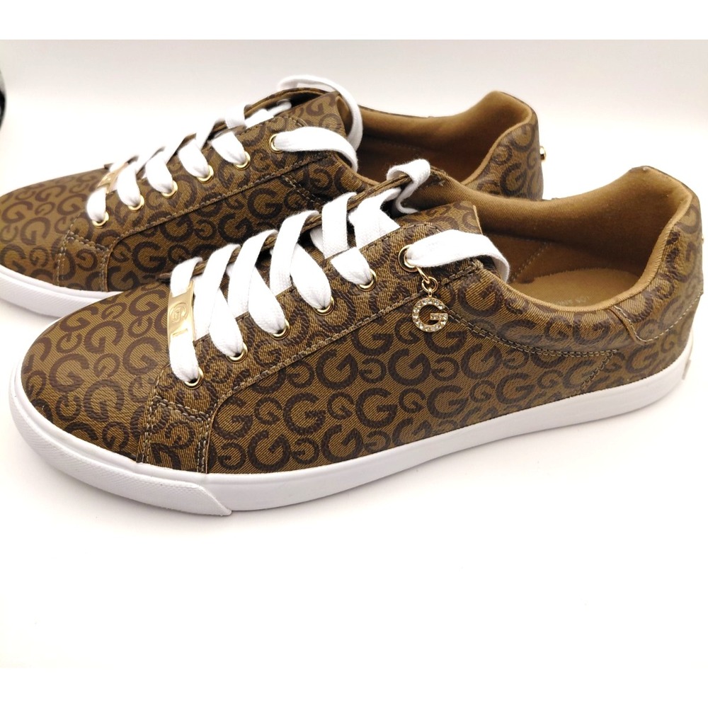 G by Guess Women's Low-top Sneakers Brown with Charm